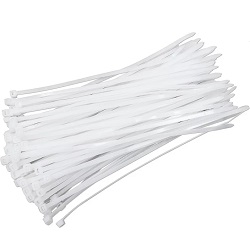 Tie Wraps bundelbanden wit 25 cm