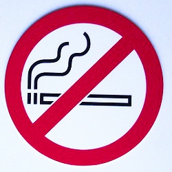 Bord: verboden te roken