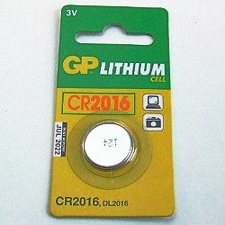 Knoopcel-batterij CR2016