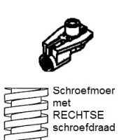 Black & Decker Workmate schroefmoer rechtse draad